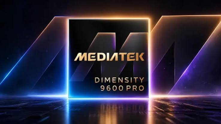 Advanced 2nm smartphone processor representing MediaTek's new Dimensity 9600 Pro AI chip